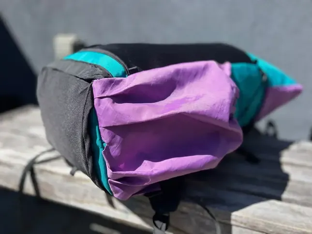Stretchy spandura bottom pocket