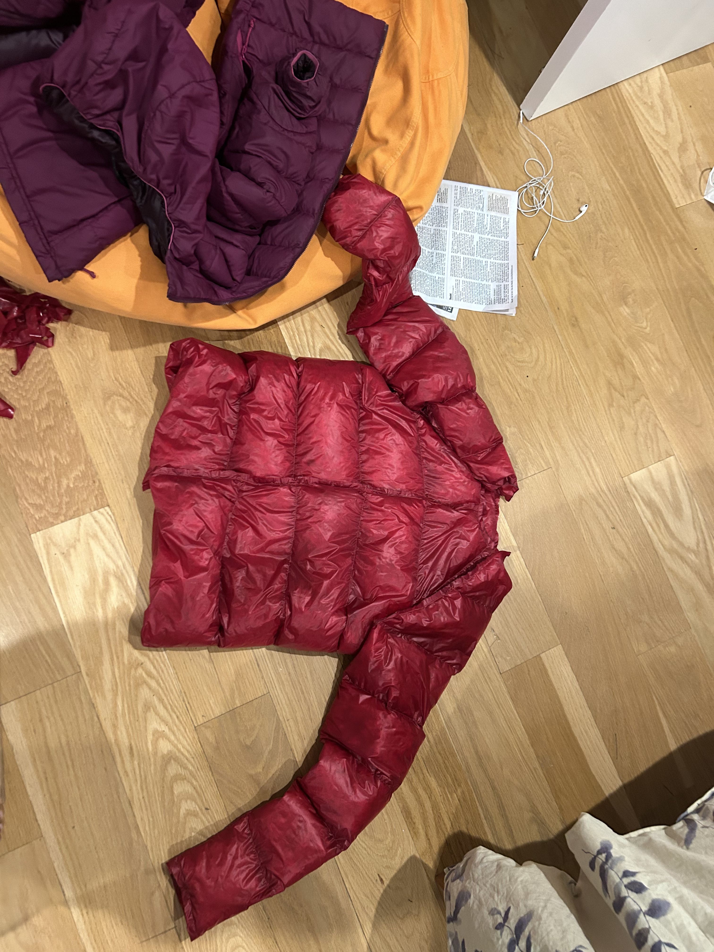 sewing baffles