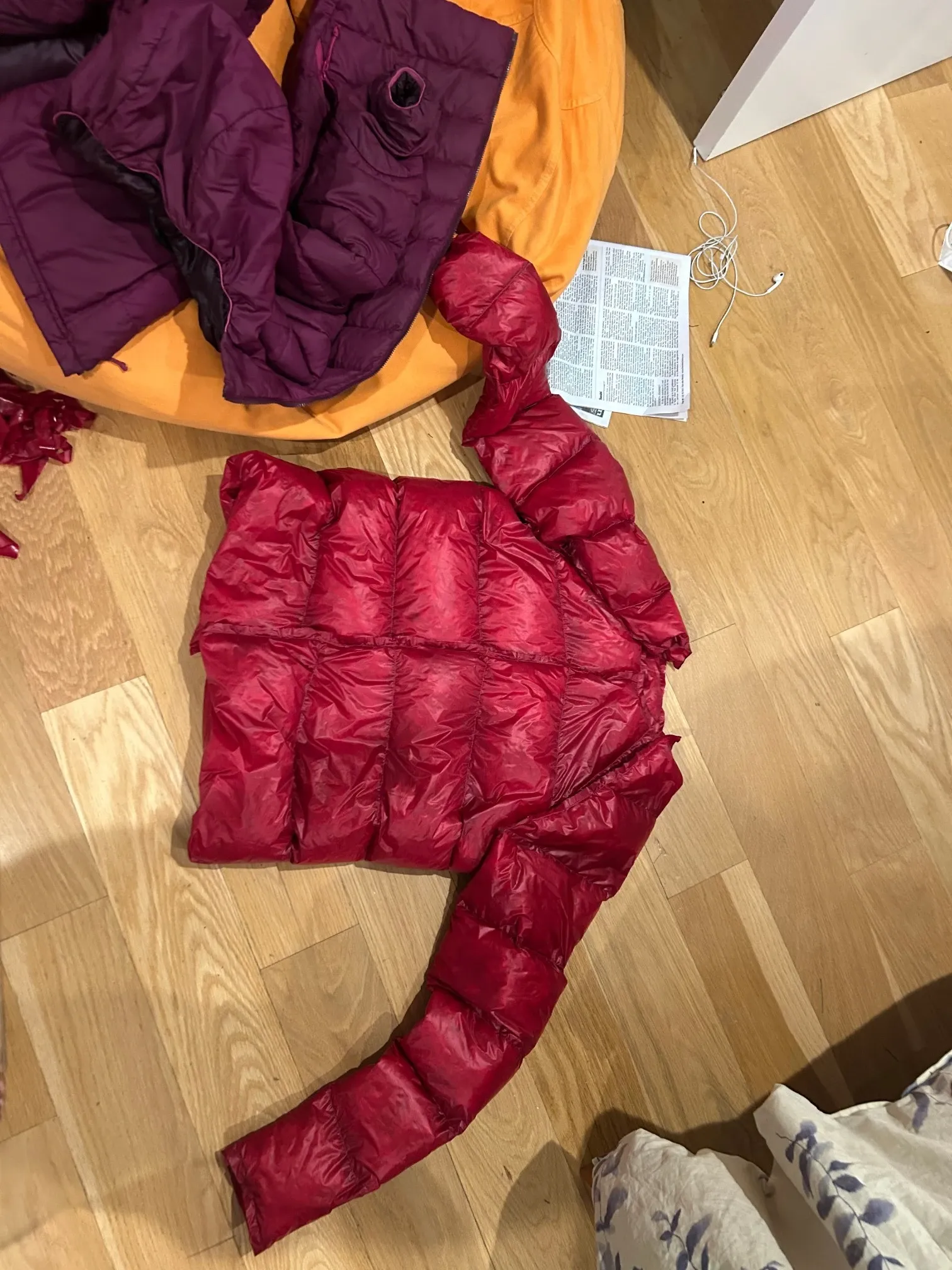 sewing baffles