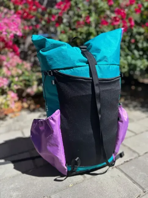 35L Frameless Teal and Purple